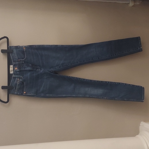 MADEWELL 10in High-Rise Skinny Medium Wash Jeans - Picture 4 of 15